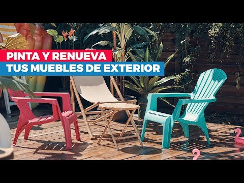 Renueva tus muebles de exterior con pintura resistente a la intemperie: Un nuevo look para tu espacio al aire libre