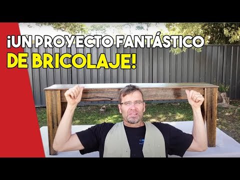 Proyectos de carpintería sostenible: Construye un banco de madera reciclada en tonos naturales y acabado rústico