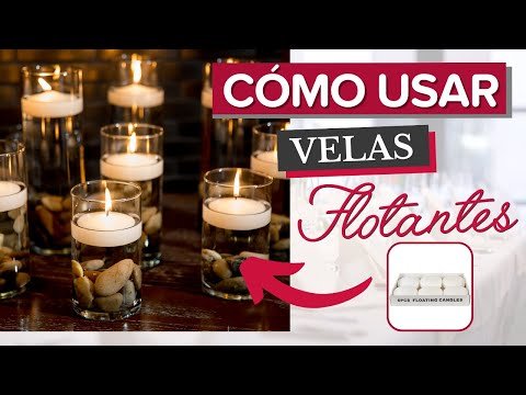 Decoración de espacios exteriores para bodas: Crea un ambiente romántico con velas flotantes