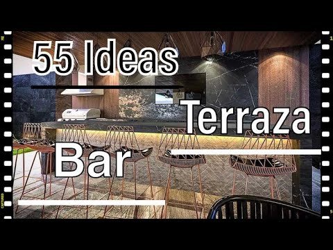 Crea una barra de bar en casa con encimera de hormigón y estantes iluminados: Un espacio de entretenimiento impresionante