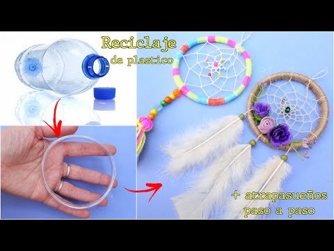 Manualidades creativas para principiantes: Cómo hacer un atrapasueños con aros de bordado y hilos de colores