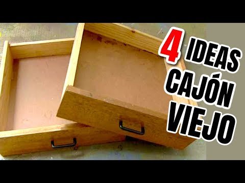 Construye una repisa con cajones antiguos y tablas de madera: Una forma original de exhibir tus objetos decorativos