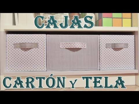 Organización creativa: Construye un organizador de escritorio con cajas de cartón forradas en tela estampada