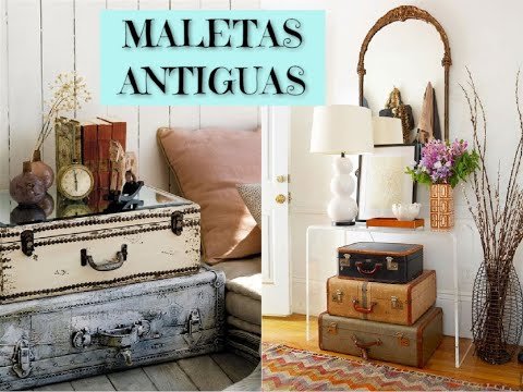 Decoración vintage con maletas antiguas: Crea una original mesita de noche con maleta reciclada y patas de madera