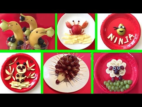 Cocina divertida para niños: Recetas de bricolaje con frutas para una merienda saludable