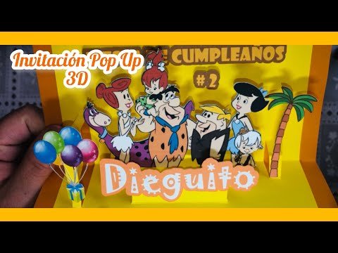 Ideas creativas para invitaciones de fiestas de aniversario: Crea tarjetas pop-up