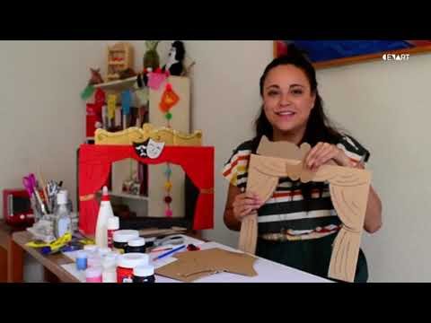 Manualidades con cartón para niños: Cómo construir un teatro de títeres paso a paso