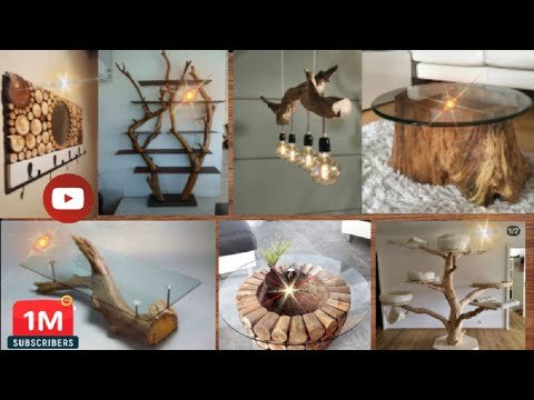 Decoración de mesas rústicas: Posavasos de troncos de madera y ramas naturales