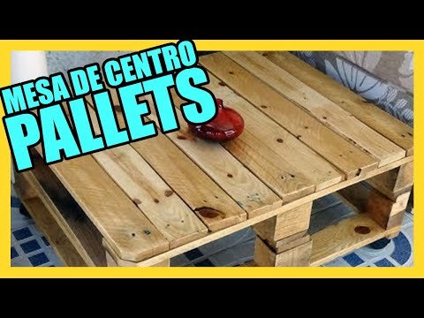 Crea una mesa de centro con palets para tu patio: Un toque rústico y funcional para tus reuniones al aire libre