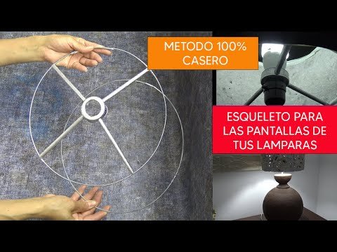 DIY para principiantes: Crea una lámpara de mesa con tubos de cobre y una pantalla de tela