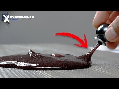 Experimentos científicos para niños: Cómo hacer slime magnético que cobra vida con imanes