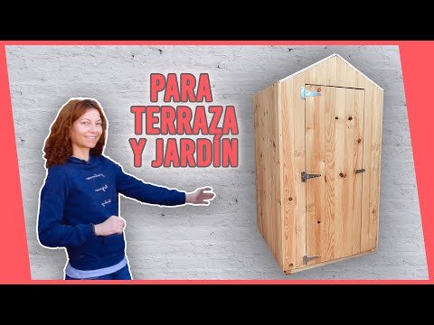 Bricolaje para principiantes: Construye una caseta de jardín con paneles de madera y techo de policarbonato