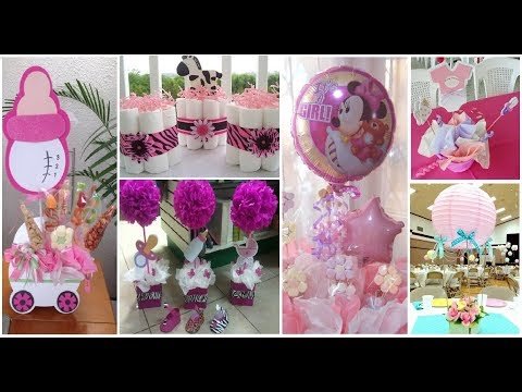 Manualidades de bricolaje para fiestas de baby shower: Haz lindos centros de mesa con pañales