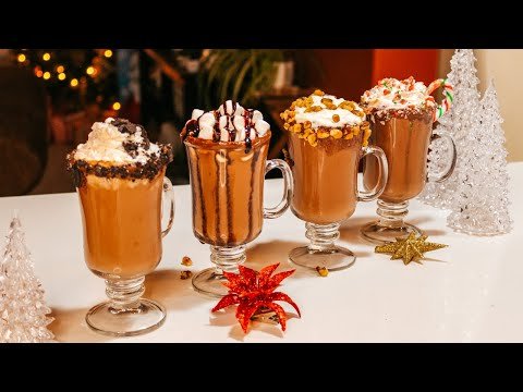 Cómo construir una barra de chocolate caliente para fiestas de invierno