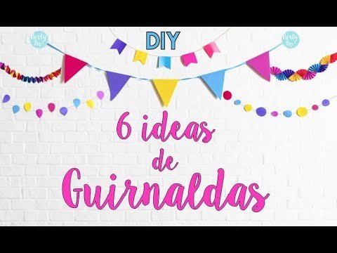 Proyecto DIY: Adorna tus fiestas temáticas con guirnaldas de papel hechas a mano