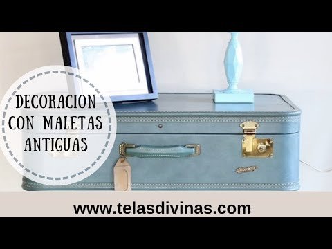 Ideas de bricolaje para bodas al estilo vintage: Decoración con maletas y cajas antiguas