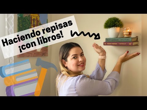 Diseña y construye una repisa flotante con libros antiguos: Un toque literario para tu decoración