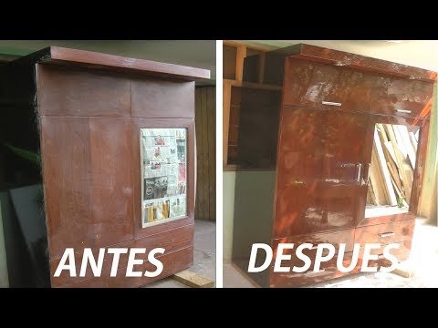 Pintar armario de madera barnizada: Guía paso a paso