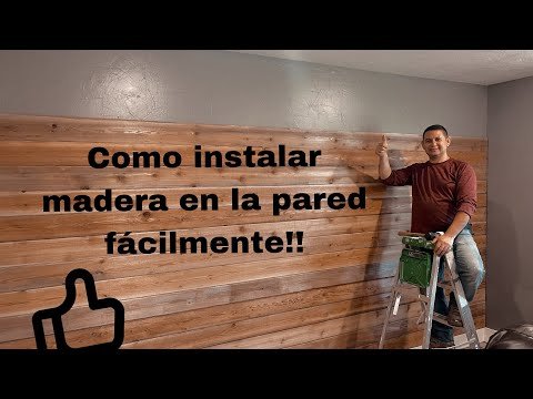 Renueva tus paredes: Instalación de revestimiento de madera auténtica para principiantes