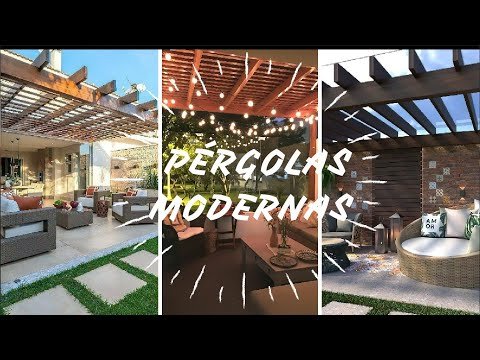 Renueva tu terraza con una pérgola de madera y un sistema de iluminación integrado: Crea un oasis al aire libre