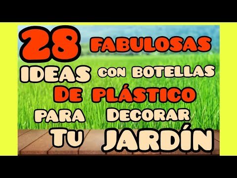 Proyectos de jardinería sostenible: Construye jardineras con botellas de plástico en colores llamativos y formas originales