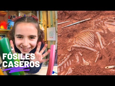 Manualidades de bricolaje para fiestas temáticas de dinosaurios: Haz tu propio fósil de arcilla