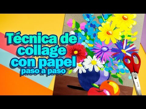 Decoración ecléctica: Crea un collage artístico utilizando recortes de revistas y pintura en aerosol en colores audaces